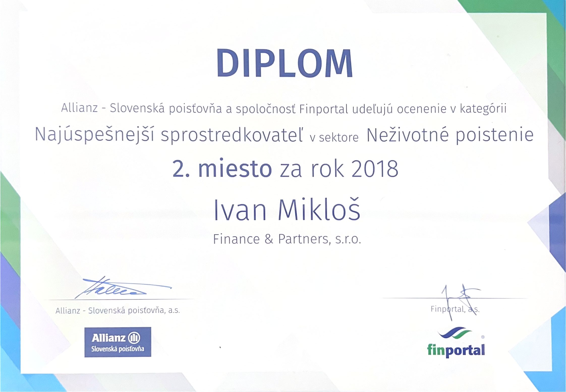 Certifikát 8